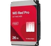 WD Red Pro 26TB NAS Disco Duro Interno 3,5" - 7200 RPM, SATA 6Gb/s, CMR, 512MB Caché