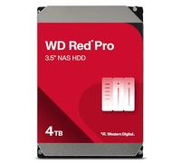 WD Red Pro 4TB NAS Disco Duro Interno 3,5" - 7200 RPM, SATA 6Gb/s, CMR, 512MB Caché