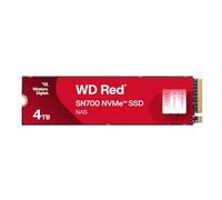 WD Red SN700 4 TB NVMe SSD para dispositivos NAS, con una sólida capacidad de respuesta del sistema y un excepcional rendimiento de E/S