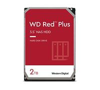 WD WD20EFAX RED Disco duro 3.5" para dispositivos NAS 5400 RPM Class 2TB, SATA 6 Gb/s, CMR, 64MB Cache, Rojo