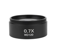 WD165 0,3X,5X,7X 1X 1, 2,0X Objetivo Auxiliar Barlow Rosca M48mm for microscopio Binocular estereoscópico con Zoom Piezas para telescopio astronómico(0.7X)