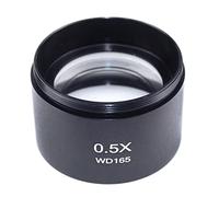 WD165 0 - Lente de microscopio para microscopio estéreo trinocular de cristal Barlow