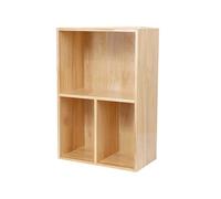 wD7rE5bm6z Estante para Libros Estante de Almacenamiento Mesa Madera Multiusos, estantería Oficina Simple Abierta Tres Compartimentos