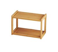 wD7rE5bm6z Estante para Libros Estantería pequeña de bambú, Estante Almacenamiento Escritorio 2 Niveles for Suministros Oficina, Cocina casera