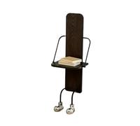 wD7rE5bm6z Estante para Libros Estantería Vintage contra Pared de Nogal, Mesa Auxiliar pequeña Creativa con encimera Plegable
