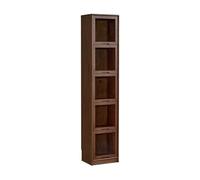 wD7rE5bm6z Estante para Libros Librería de pie, Armario con Espacio reducido, Estilo Retro Minimalista, Vitrina abatible Puertas Cristal