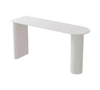 wD7rE5bm6z Mesa de Bar Mesa de Bar de Lujo con losa de Roca Blanca, Ideal for Sala de Estar, Cocina y Comedor.(140 * 50 * 105cm)