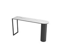 wD7rE5bm6z Mesa de Bar Mesa de Bar Ligera de Lujo con losa de Roca, Moderna Mesa de Altura for Pub, Cocina, Comedor y Sala de Estar.(Medio)