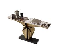 wD7rE5bm6z Mesa Decorativa Mesa de Entrada 47 Pulgadas for Pasillo, Mesa vestíbulo Decorativa(Gold)