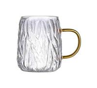 wD7rE5bm6z Vasos de vidrio Tazas de café vidrio con asas for jugo té leche Cristalería de cocina(Transparent)