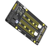 Wdbild 1 adaptador NVME HDD de dos teclas M a PCIe HDDs NVMe HDDs a SFF-8643 convertidores tarjeta de expansión