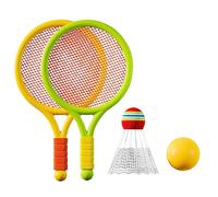 Wdbild 1 par de raquetas de bádminton para niños, incluye 2 raquetas, 1 bádminton para suministros, juego de raquetas de tenis para niños