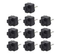 Wdbild 10 microinterruptores cuadrados originales IE4.0 con puntos negros de 6 x 6 x 7.2 mm EVQP0K07KBB4 MicroSwitch