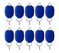 Wdbild 10 tapones portátiles para línea de pesca, carretes de cebo, soporte de línea de pesca, hebillas, equipo de clip, carretes de cebo