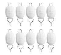 Wdbild 10 tapones portátiles para línea de pesca, carretes de cebo, soporte de línea de pesca, hebillas, equipo de clip, carretes de cebo