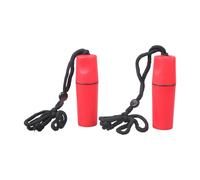 Wdbild 2 cajas secas flotantes a prueba de golpes para deportes acuáticos, contenedor compacto de viaje para teléfonos, llaves, carteras, bolsa seca impermeable, Color rojo, Talla única