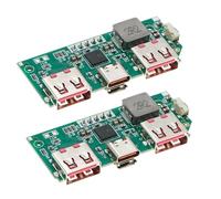 Wdbild 2 módulos de carga rápida de batería de 5 V 3 A, pantalla digital IP5356, USB C, USB PD2.0, placa de alimentación digital de carga