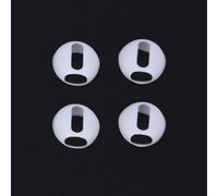 Wdbild 4 almohadillas de silicona para auriculares, piezas de repuesto, auriculares con micrófono para computadora