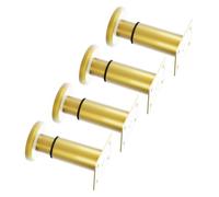 Wdbild 4 patas ajustables de color dorado para muebles de altura flexible para varios muebles, patas ajustables para muebles