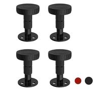 Wdbild 4 patas ajustables de nivelación de muebles, resistentes y antivibraciones, patas para mejorar la estabilidad y protección del suelo, protector de suelo para patas de muebles