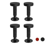 Wdbild 4 patas ajustables de nivelación de muebles, resistentes y antivibraciones, patas para mejorar la estabilidad y protección del suelo, protector de suelo para patas de muebles