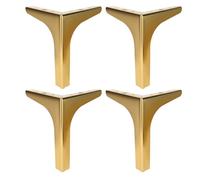 Wdbild 4 patas de metal de alta resistencia para muebles con resistencia a la corrosión, patas modernas de metal para armarios y sofás de repuesto