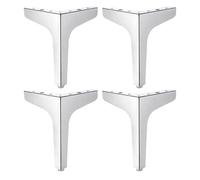 Wdbild 4 patas de metal de alta resistencia para muebles con resistencia a la corrosión, patas modernas de metal para armarios y sofás de repuesto