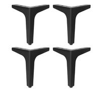 Wdbild 4 patas de metal de alta resistencia para muebles con resistencia a la corrosión, patas modernas de metal para armarios y sofás de repuesto