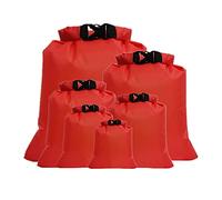 Wdbild 6 bolsas secas portátiles para exteriores, camping, senderismo, canoa, flotante, mochila de almacenamiento, Red