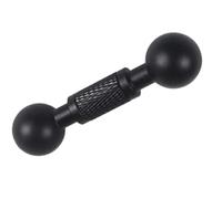 Wdbild Adaptador ajustable de barra de extensión de doble cabezal de 17 mm adecuado para soporte de teléfono de salida de aire de coche y soporte de cámara de salpicadero profesional para fotografía