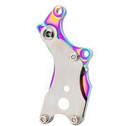 Wdbild Adaptador de asiento fijo de aleación de aluminio, convertidor de freno de disco de bicicleta, soportes y adaptadores de conversión de piezas duraderas para bicicletas