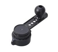 Wdbild Adaptador de brazo de extensión giratorio de 17 mm adecuado para soporte de teléfono de coche y soporte de navegación con abrazadera de teléfono de rotación ajustable