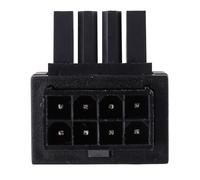 Wdbild Adaptador de corriente en ángulo de 90 grados, conector de alimentación GPU para computadoras de escritorio, tarjeta gráfica, adaptador de corriente GPU, adaptador de corriente para tarjetas