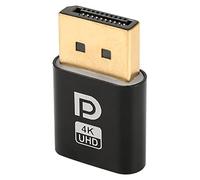 Wdbild Adaptador de pantalla virtual DP Puerto de visualización Plug 4K Emulador sin cabeza Conector EDID para PC DP Display Port To