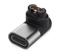 Wdbild Adaptador de reloj USB tipo C a conector de 4 pines para Fenix 5/5S/6/6S/6X convertidor de carga de 90 grados, convertidor de carga USB C portátil