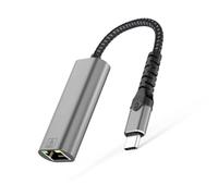 Wdbild Adaptador Ethernet USB 3.0 USB tipo C a 2.5Gbps RJ45 adaptador para portátiles de sobremesa USB C convertidor de tarjetas de red USB C adaptador de red USB C