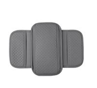 Wdbild Almohadilla multifuncional para consola de coche con compartimentos de almacenamiento expandibles y de cuero, almohadilla protectora para reposabrazos, organizador interior de coche