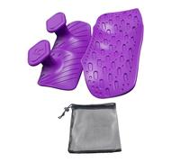 Wdbild Almohadillas de agarre de gimnasio para entrenamiento de mancuernas con mango de goma antideslizante, cómodo, transpirable, alivio de la fatiga muscular, cómodo agarre de levantamiento de