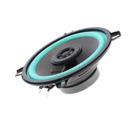 Wdbild Altavoces coaxiales de alta fidelidad para automóvil de rango completo de 12 V, bocina estéreo de música, reduce la distorsión, música portátil con luces compatibles con Bluetooth