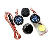 Wdbild Altavoces estéreo de cúpula de 12 V, 150 W, 91 dB, bocina de agudo, bocina de agudos de súper potencia para vehículo