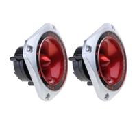 Wdbild Altavoz cuadrado de metal de 3.5 pulgadas de bajo consumo de energía, tweeters piezoeléctricos de amplia frecuencia de 3.5 pulgadas para cine en casa, potencia efectiva