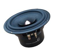 Wdbild Altavoz de rango medio de 5.25 pulgadas, 25 W, 4 ohmios, para actuaciones musicales inmersivas, impedancias de 4 ohmios, sonido HiFi de rango medio