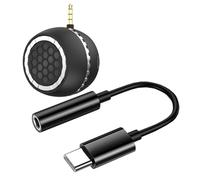 Wdbild Altavoz portátil de 3,5 mm, caja de sonido pequeña para smartphone, tablet, portátil, MP3, MP4, teléfono, altavoz externo para exteriores