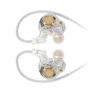 Wdbild Auriculares intraurales con cable intercambiable y ajuste de tres tonos que mejoran los auriculares auditivos opcionales de color dinámico