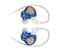 Wdbild Auriculares intraurales con cable intercambiable y ajuste de tres tonos que mejoran los auriculares auditivos opcionales de color dinámico