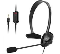 Wdbild Auriculares USB con micrófono, auriculares de una sola cara, ligeros, para centro de llamadas para PC, laptop, computadora, oficina, teléfono