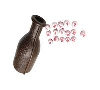 Wdbild Billiard - Botella agitadora de billar, 16 bolas numeradas, dados de piscina, accesorios de entretenimiento, dados de juego