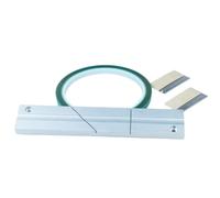 Wdbild Bloque de empalme de reparación de cinta multimedia con cinta de empalme apto para Studer Bloque de empalme de cinta de aluminio, accesorios de moda