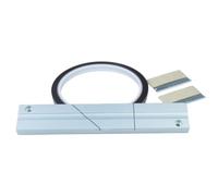 Wdbild Bloque de empalme de reparación de cinta multimedia con cinta de empalme apto para Studer Bloque de empalme de cinta de aluminio, accesorios de moda