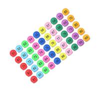 Wdbild Bolas de durabilidad con números de cerveza y pingpong de colores brillantes para fiestas, juegos y fines educativos, entretenimiento familiar